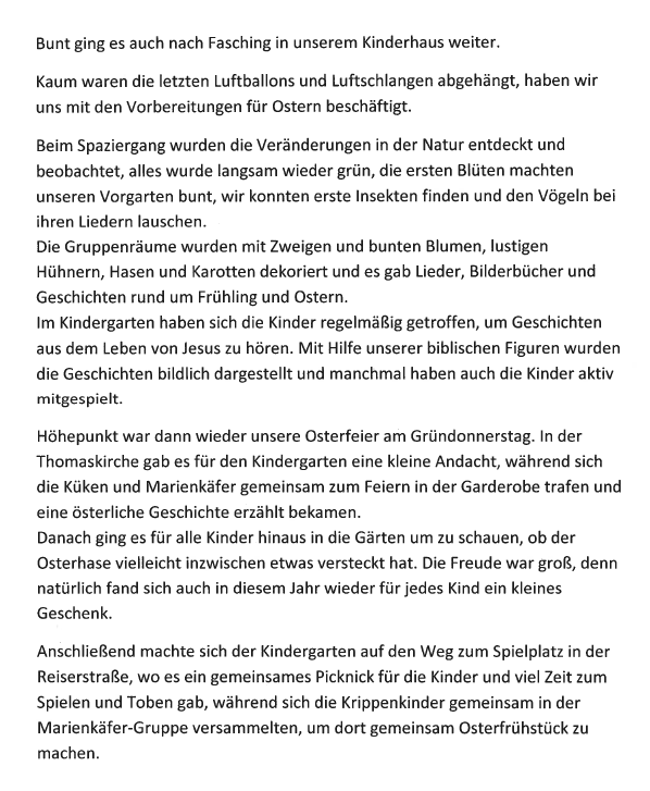 2026 Oster Artikel